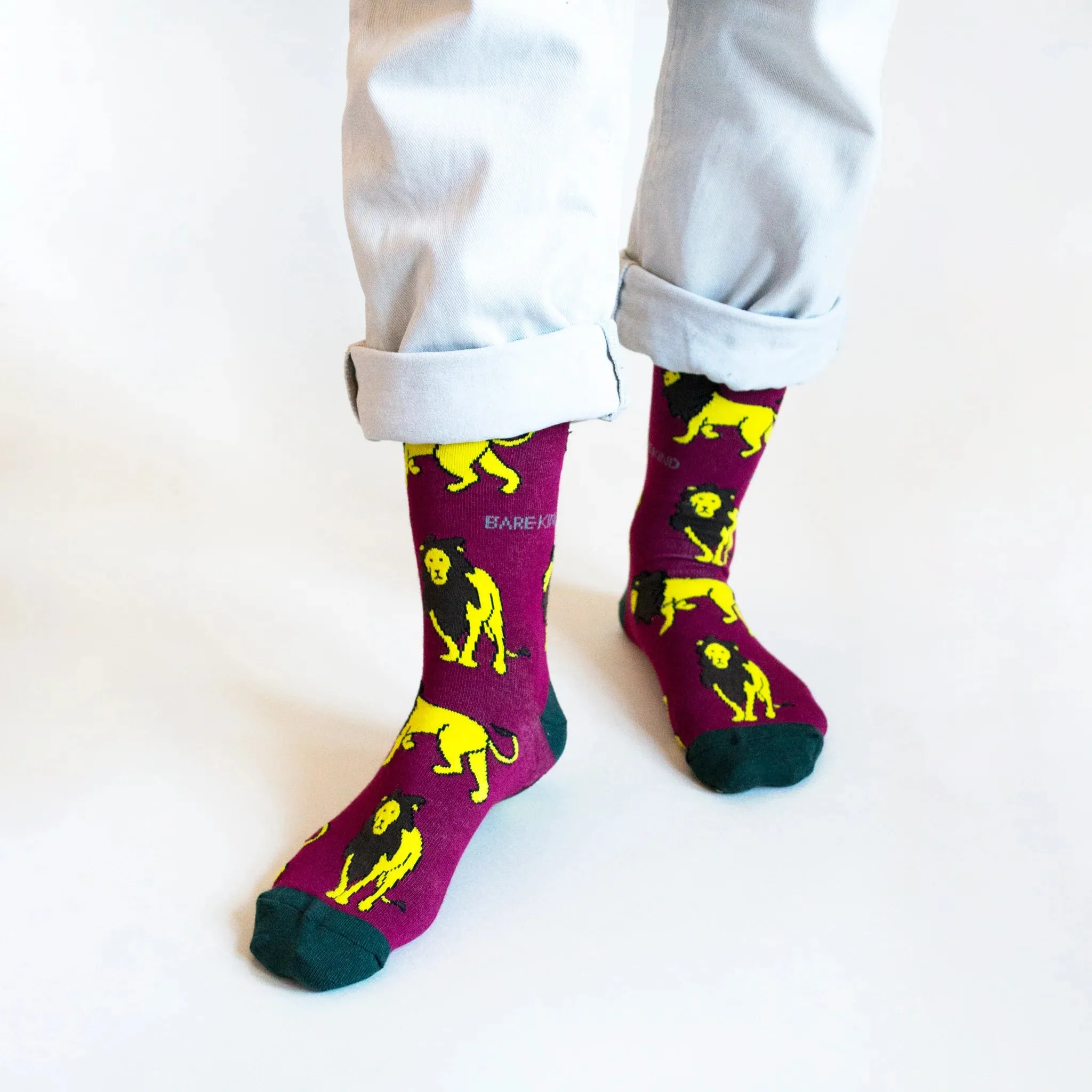 Save the Lions Bamboo Socks by Bare Kind