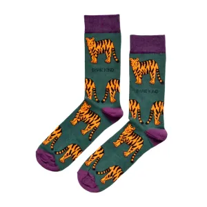 Save the Tigers Bamboo Socks by Bare Kind