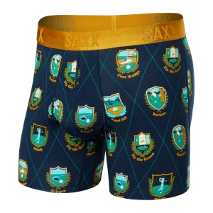 Saxx 22nd Century Silk Boxers - Rough Patches - Dark Ink