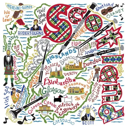 Scotland Dish Towel