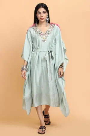 Sea Green Kaftan Set
