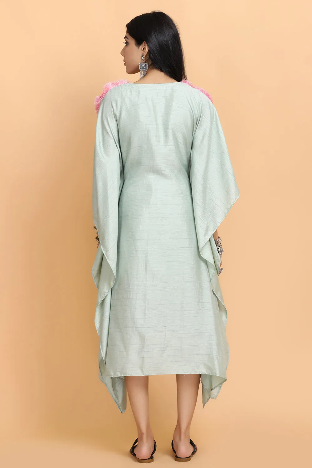 Sea Green Kaftan Set
