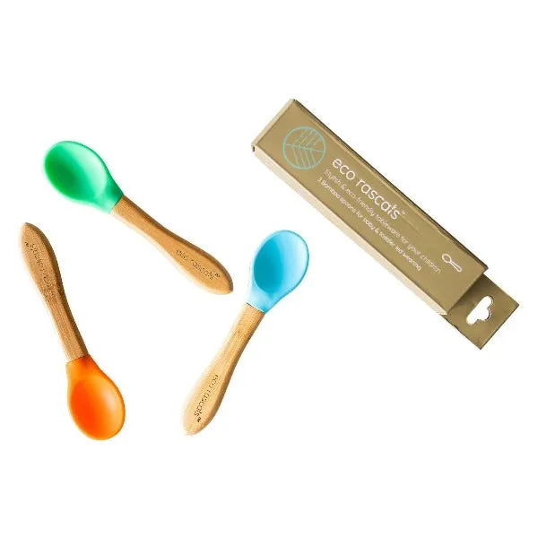 Set of 3 Spoons for Babies and Toddlers