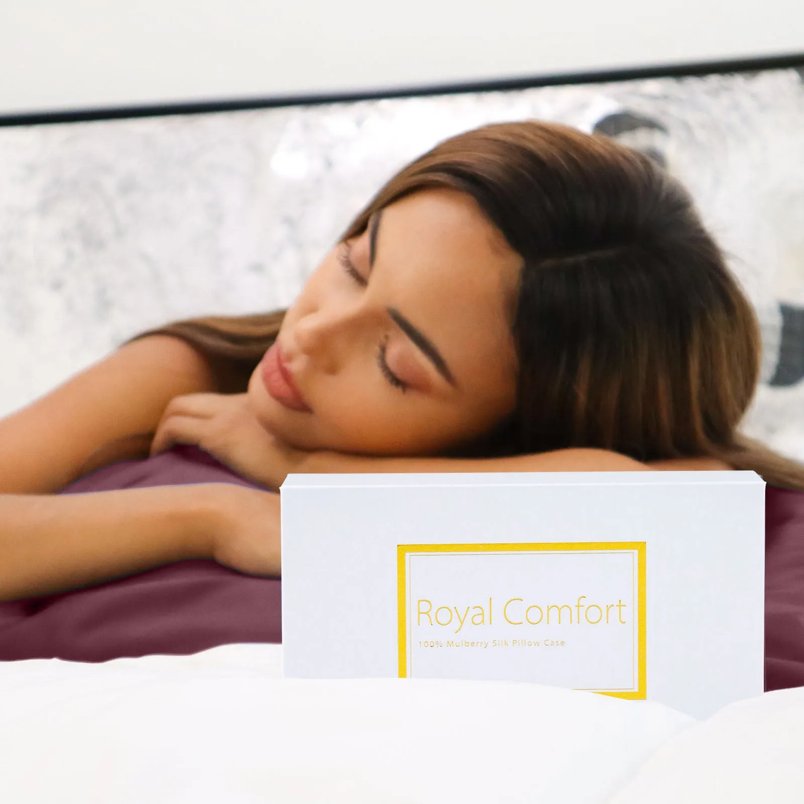 SILK PILLOW CASE TWIN PACK - SIZE: 51X76CM? - Malaga Wine