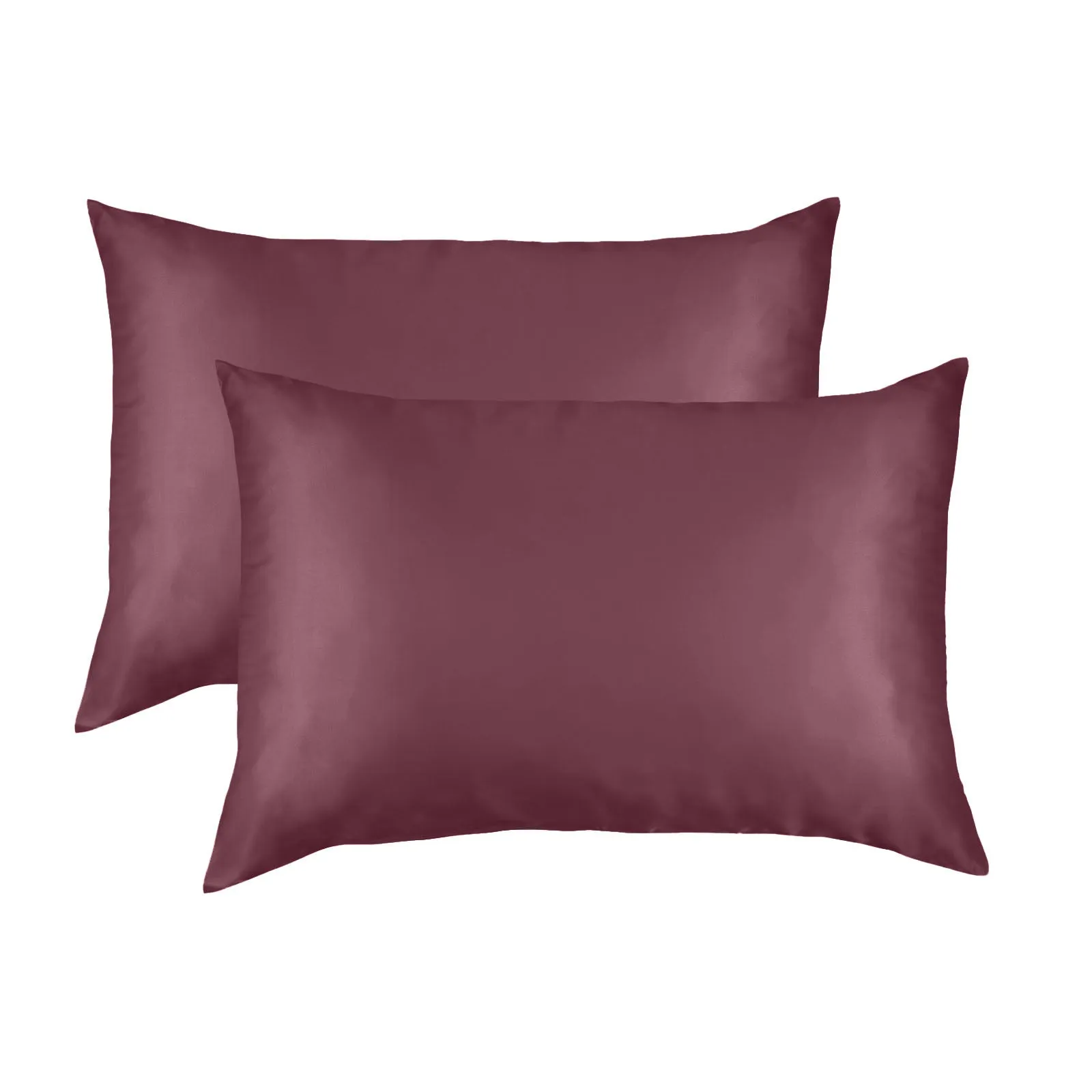SILK PILLOW CASE TWIN PACK - SIZE: 51X76CM? - Malaga Wine