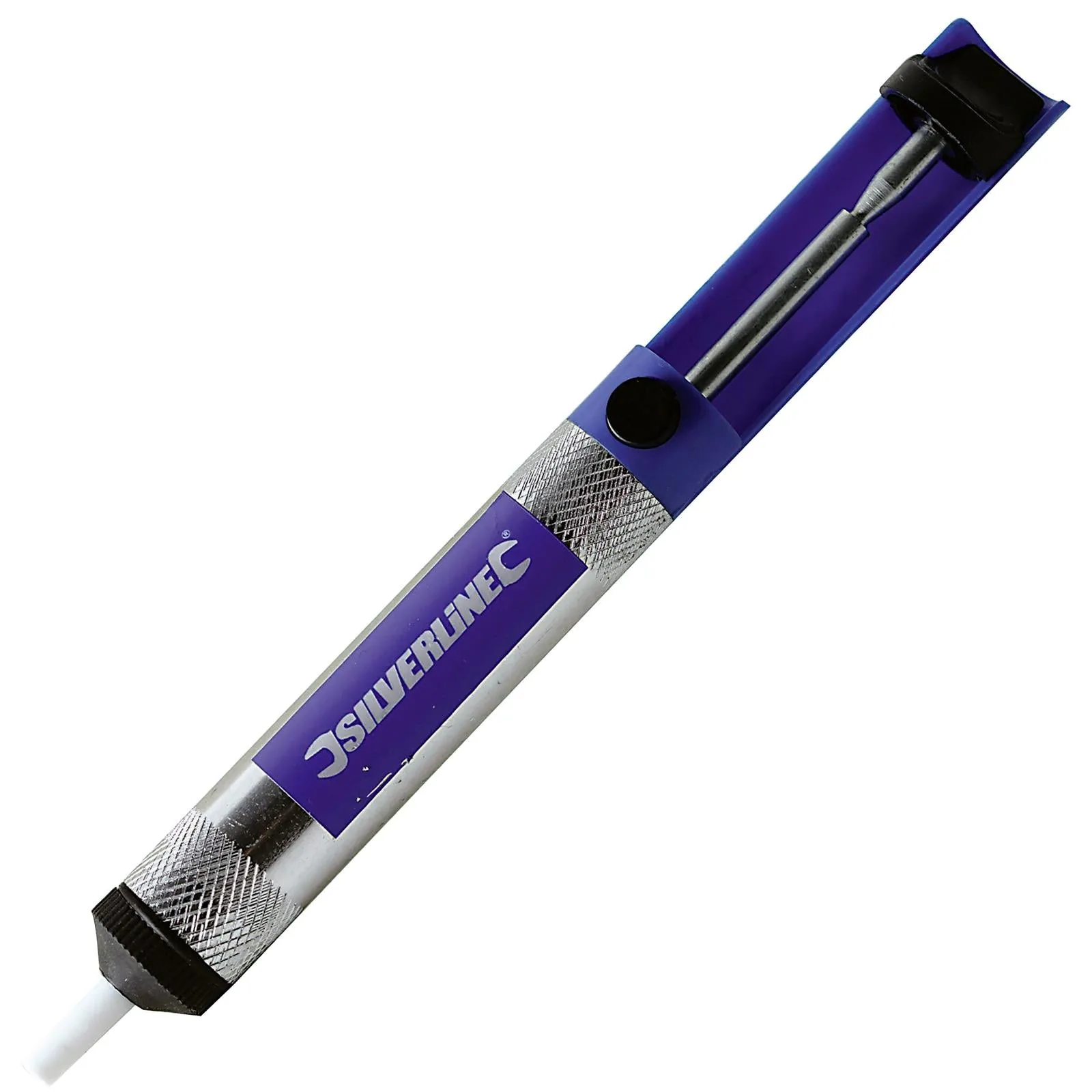 Silverline Metal Solder Sucker Removal Desolder Pump Anti-Static Desoldering Tip