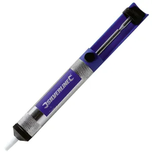 Silverline Metal Solder Sucker Removal Desolder Pump Anti-Static Desoldering Tip