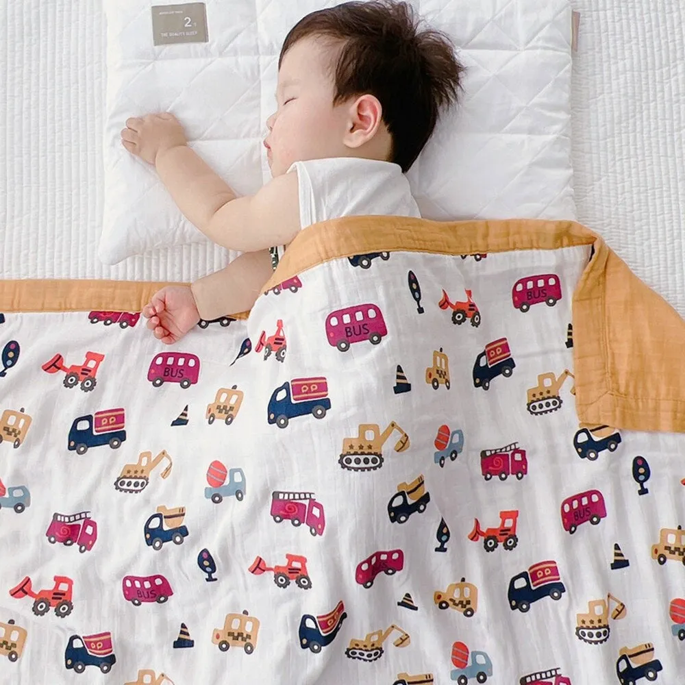 Six Layer Truck Bamboo Blanket