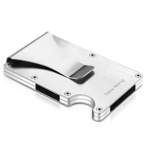 Slim Credit Card Wallet Strong Holder Aluminium