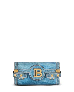 Small B-Buzz Pouch 23 Denim Clutch in Blue Jean