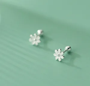 Small flower Screw back Studs Earrings - ESB030