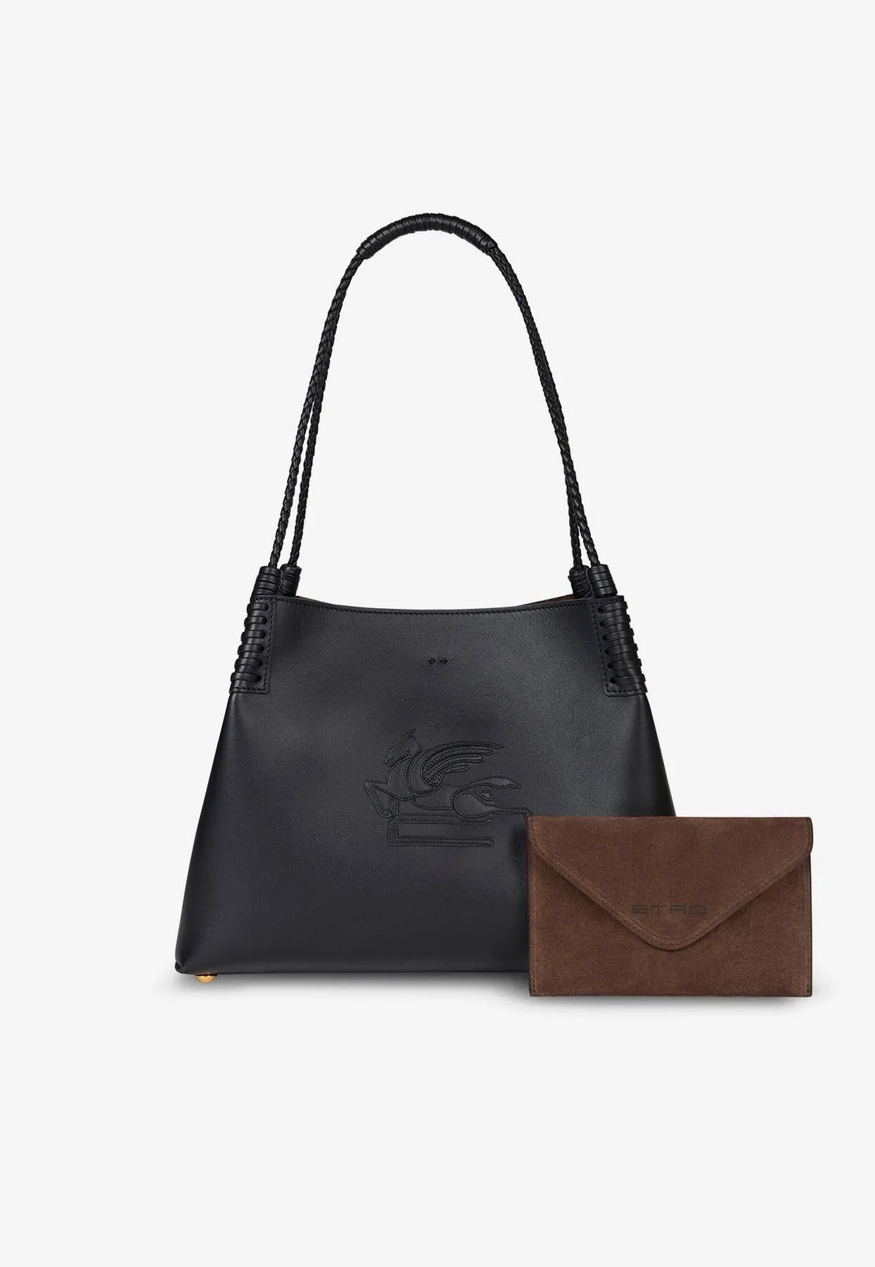 Small Libra Leather Tote Bag