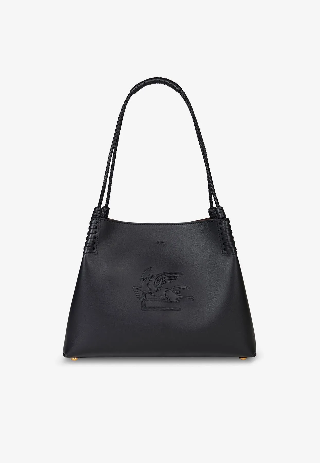 Small Libra Leather Tote Bag