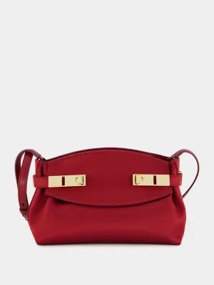 Small Red Silk Pouch Bag