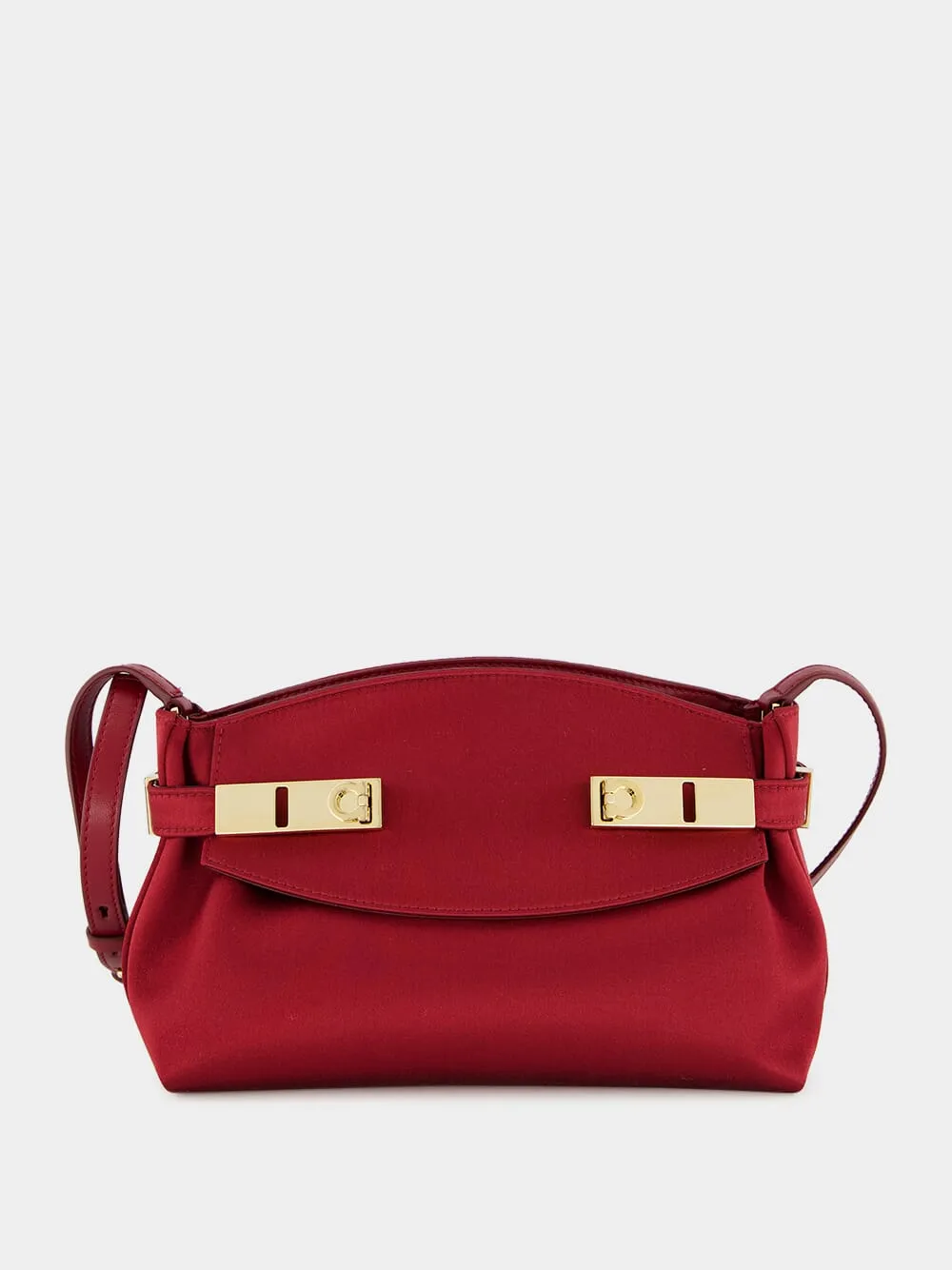 Small Red Silk Pouch Bag