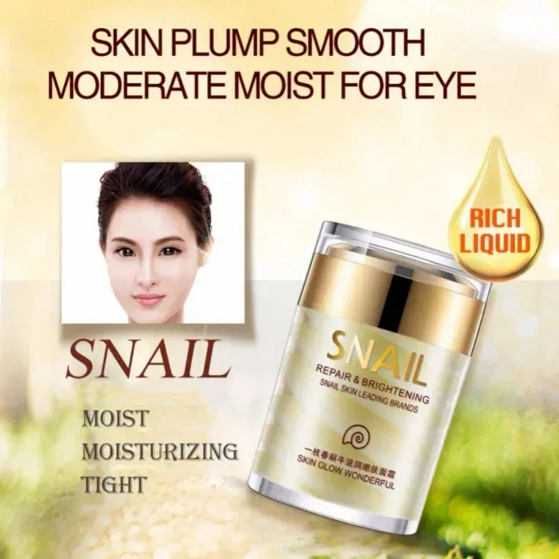 Snail Collagen Face Cream Anti Aging Whitening Moisture Facial Firming