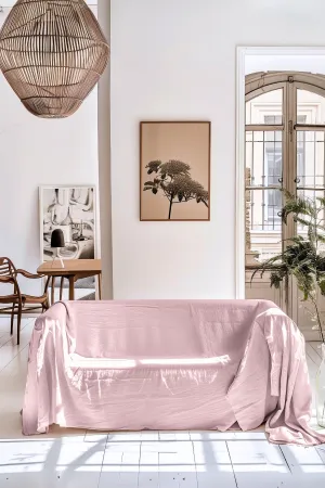 Sofa cover - pink
