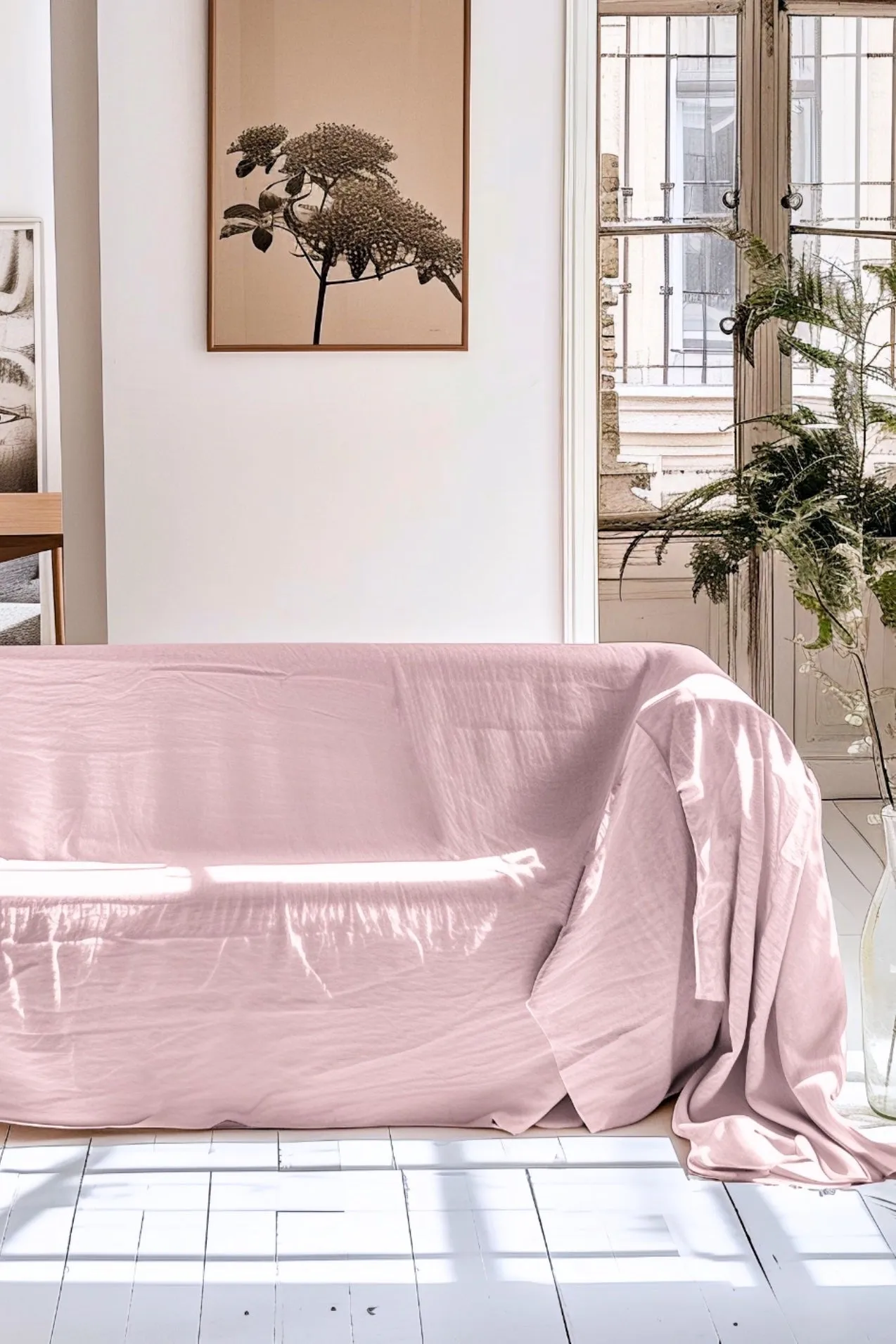 Sofa cover - pink