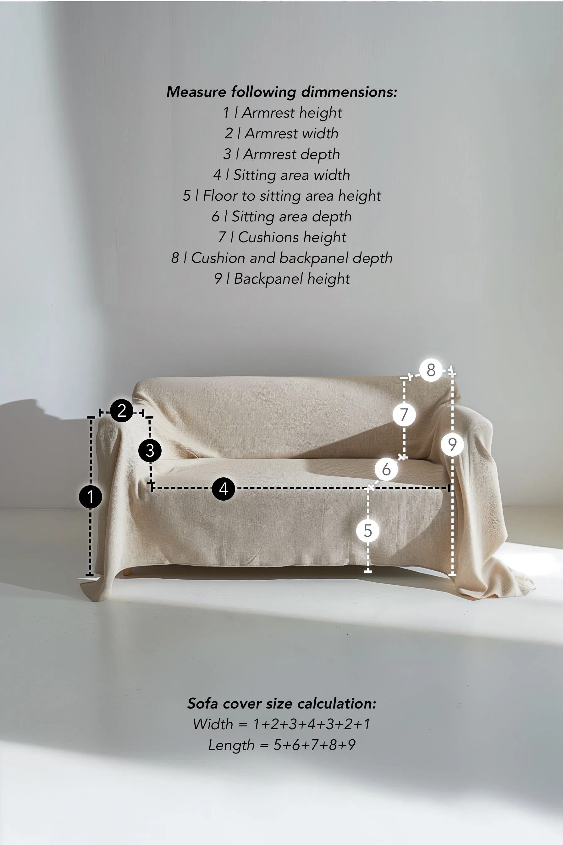Sofa cover - pink