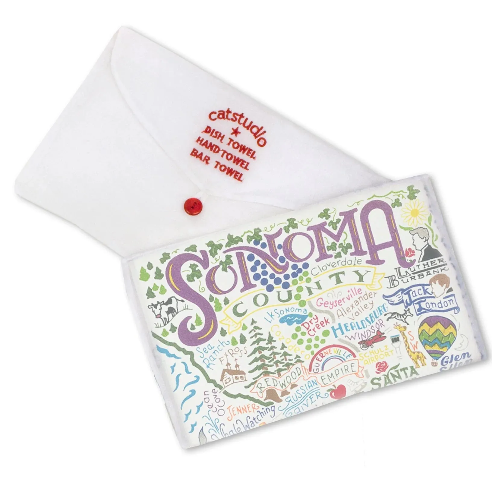 Sonoma County Dish Towel