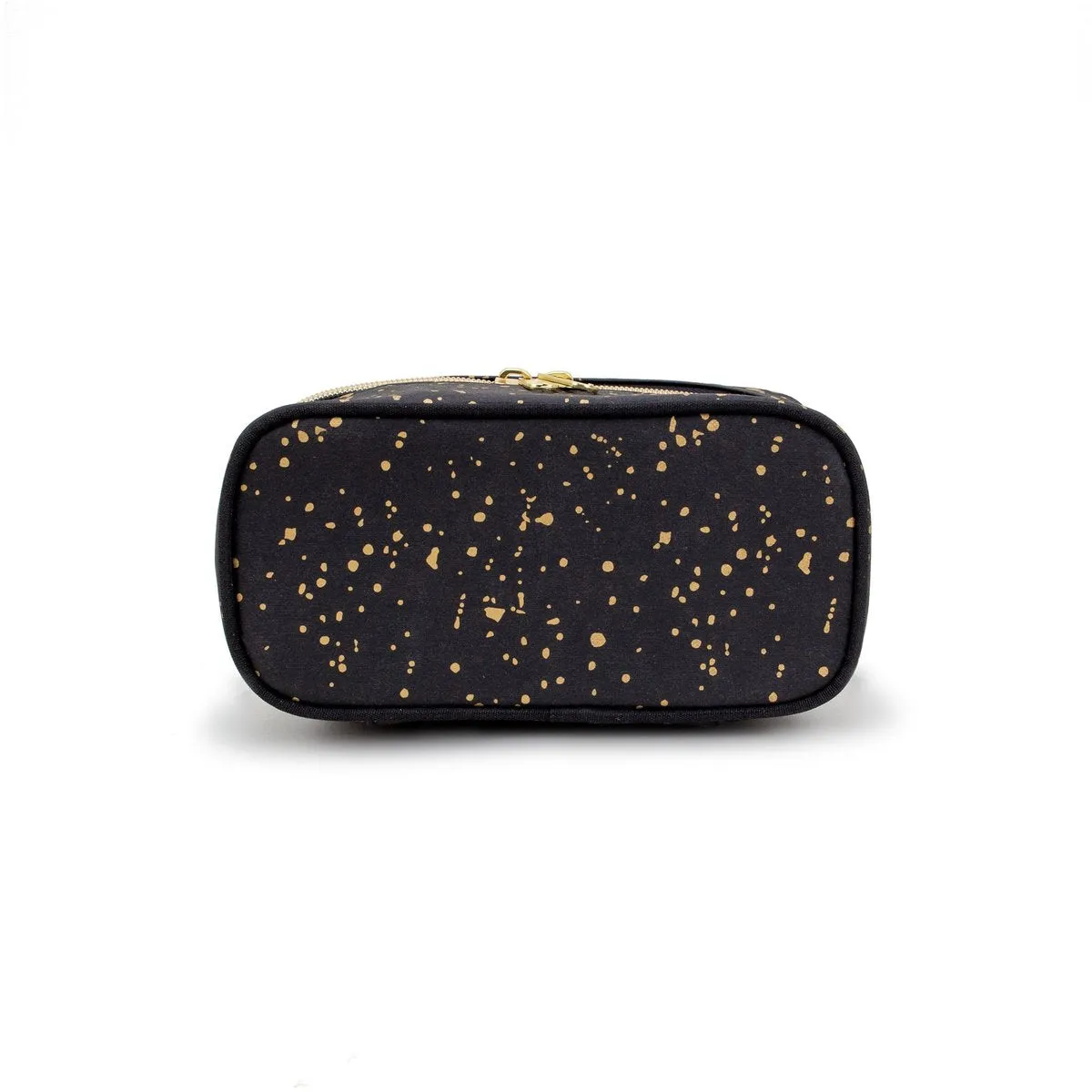 SoYoung Petite Beauty Poche in Black Gold Splatter