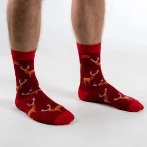 Stag Bamboo Socks by Hedgy Socks