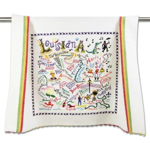 State of Louisiana Dish Towel
