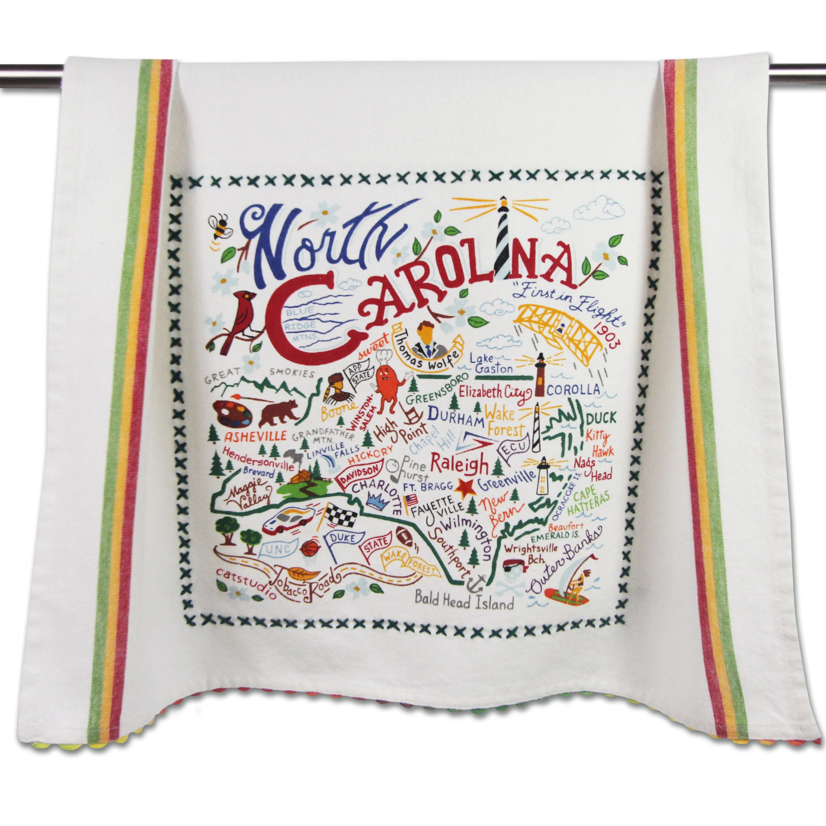 State of North Carolina Dish Towel