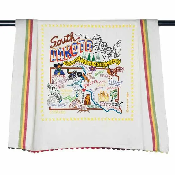 State of South Dakota Dish Towel