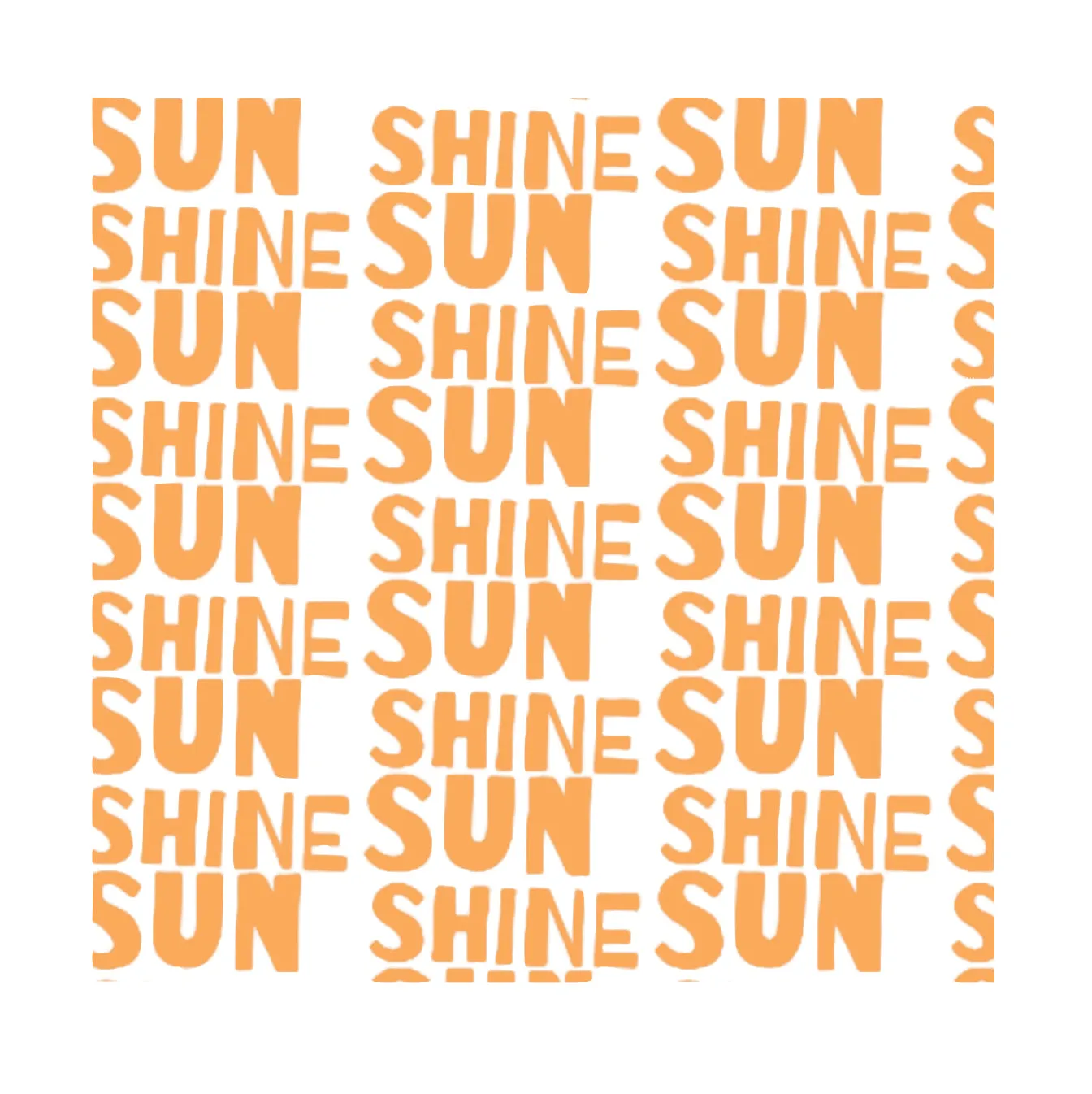 Sunshine Clementine Fabric
