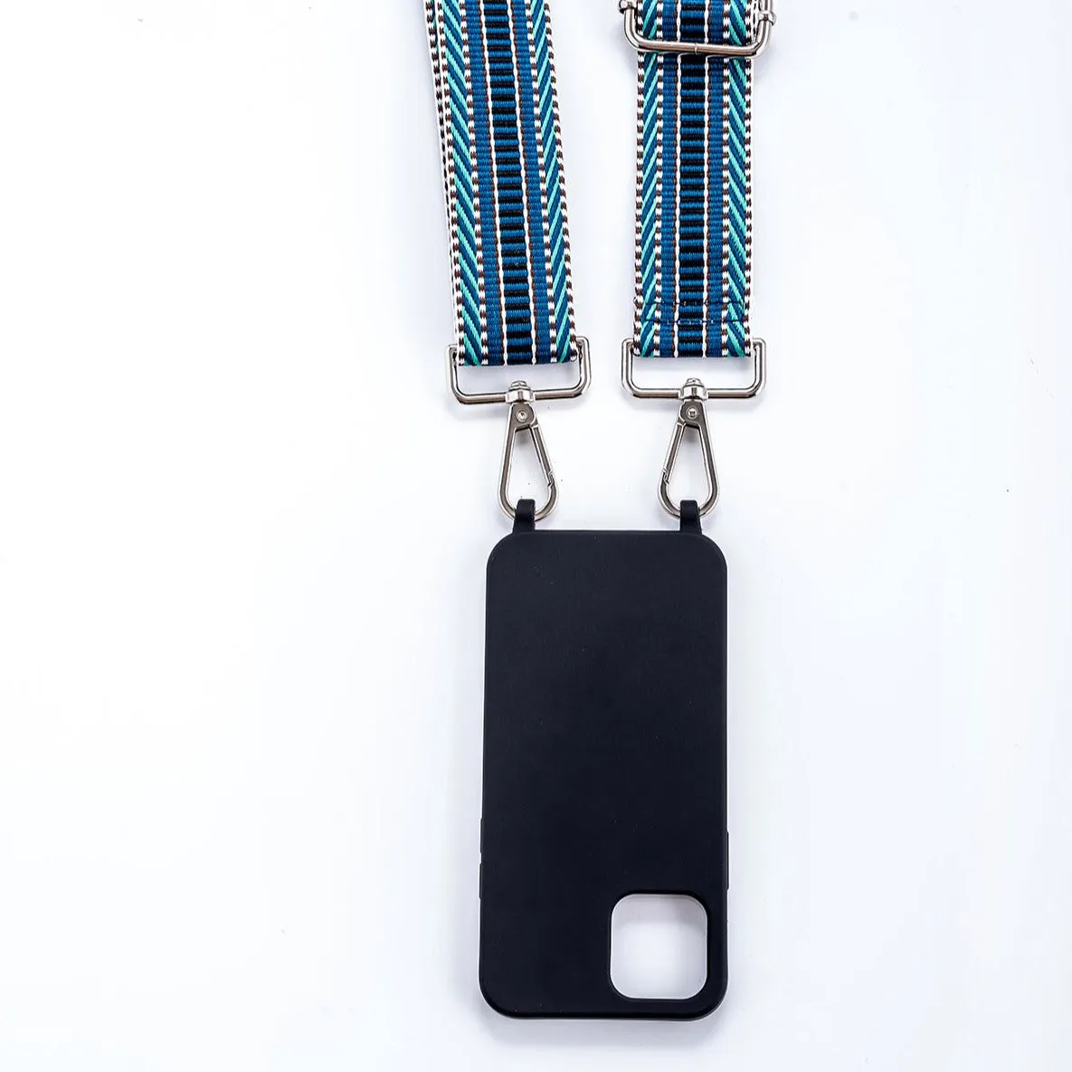 Teal Stripes Woven Strap