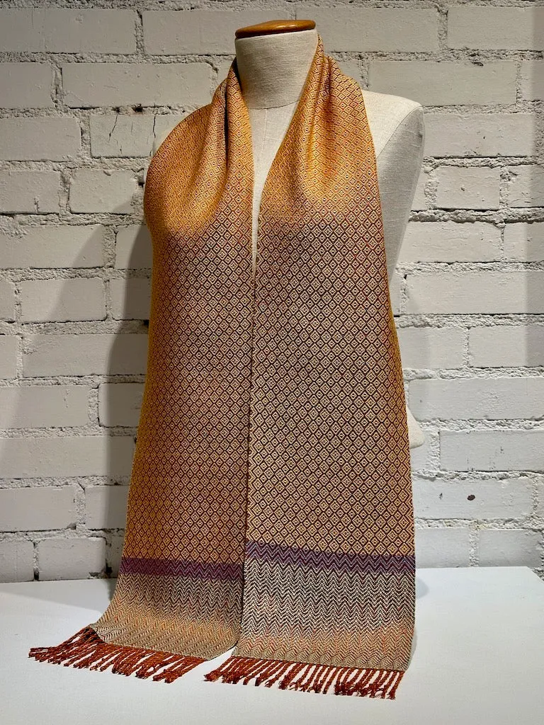 Tencel and Bamboo Hand Woven Scarf - SS172