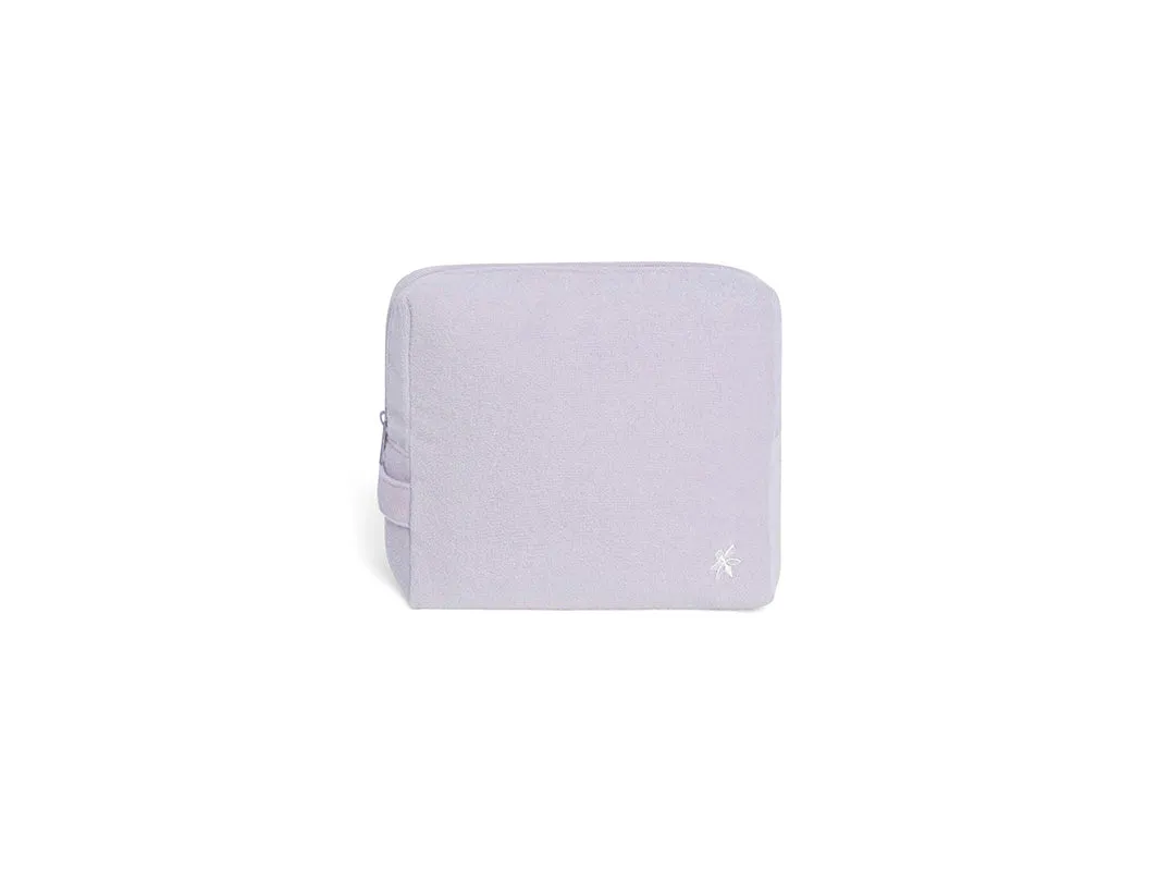 Terry Towelling Pouch - Purple Heather