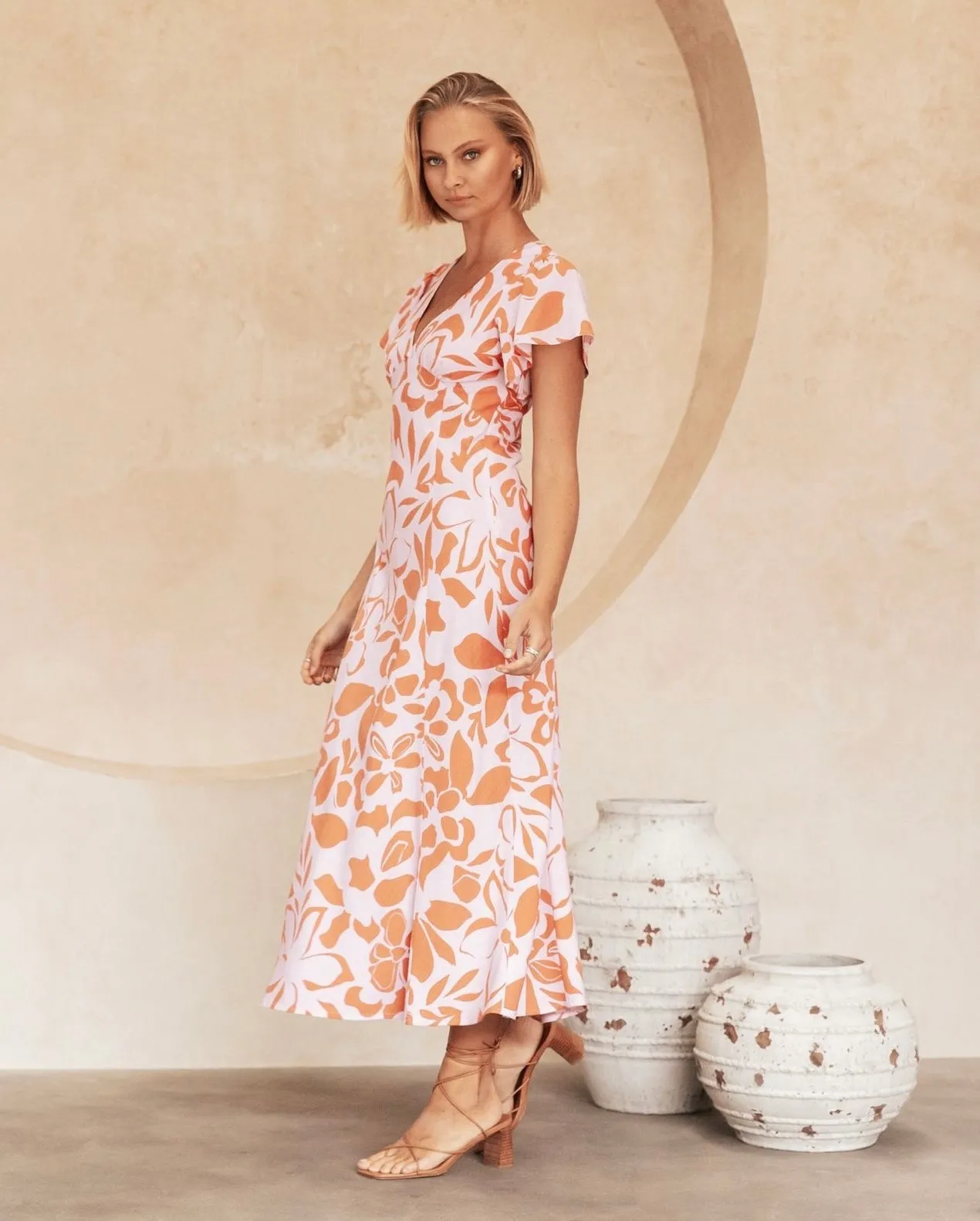 TFE9399 KALI MIDI DRESS