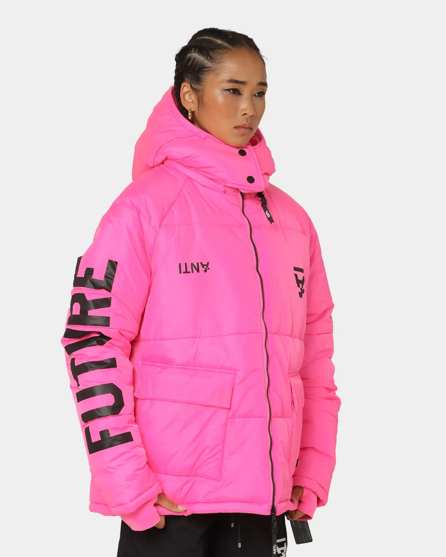 The Anti Order Hyphen ATD Puffer Jacket Lethal Pink