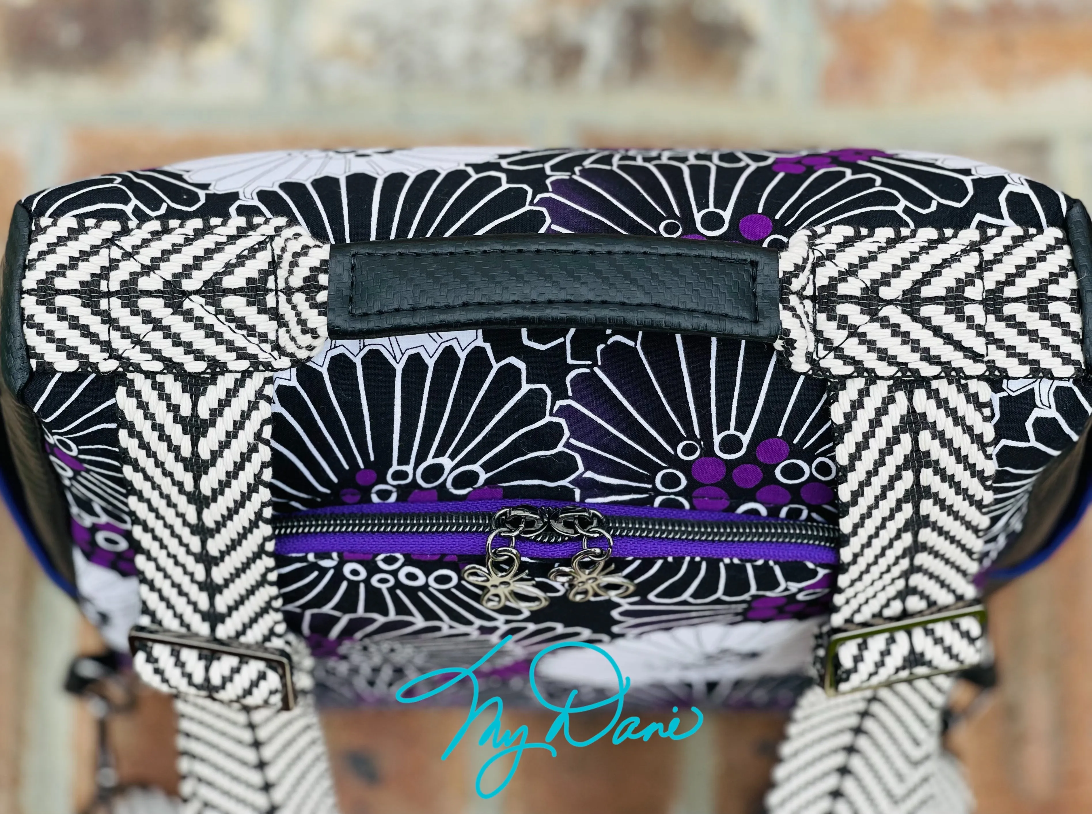 The Guardian Anti-Theft Backpack in Purple Floral