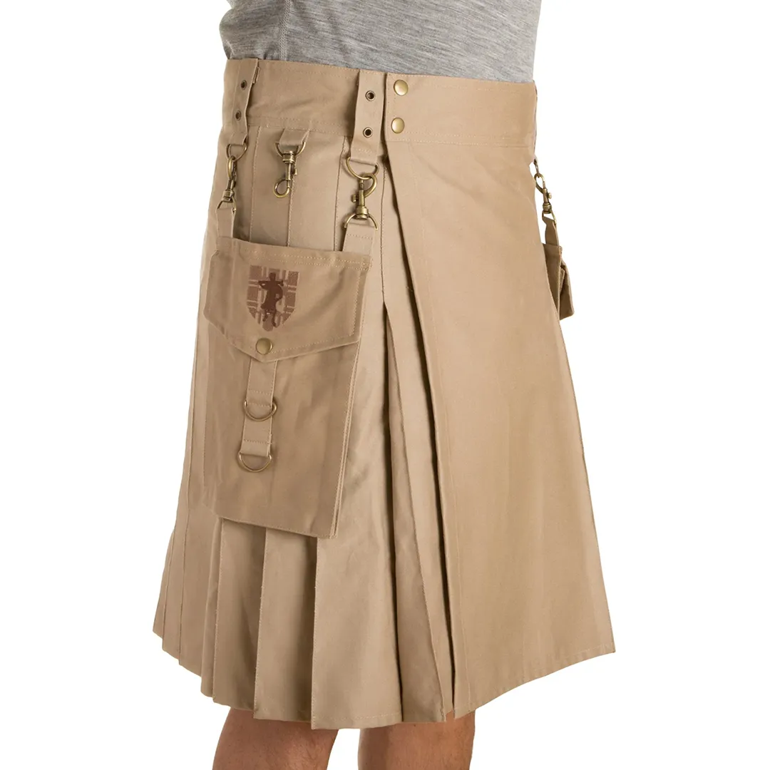 The Highlander Kilt - Khaki