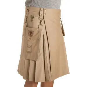 The Highlander Kilt - Khaki