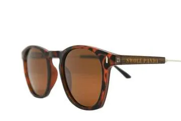 The Maverick Bamboo Sunglasses - Tortoise Shell / Sepia Lenses