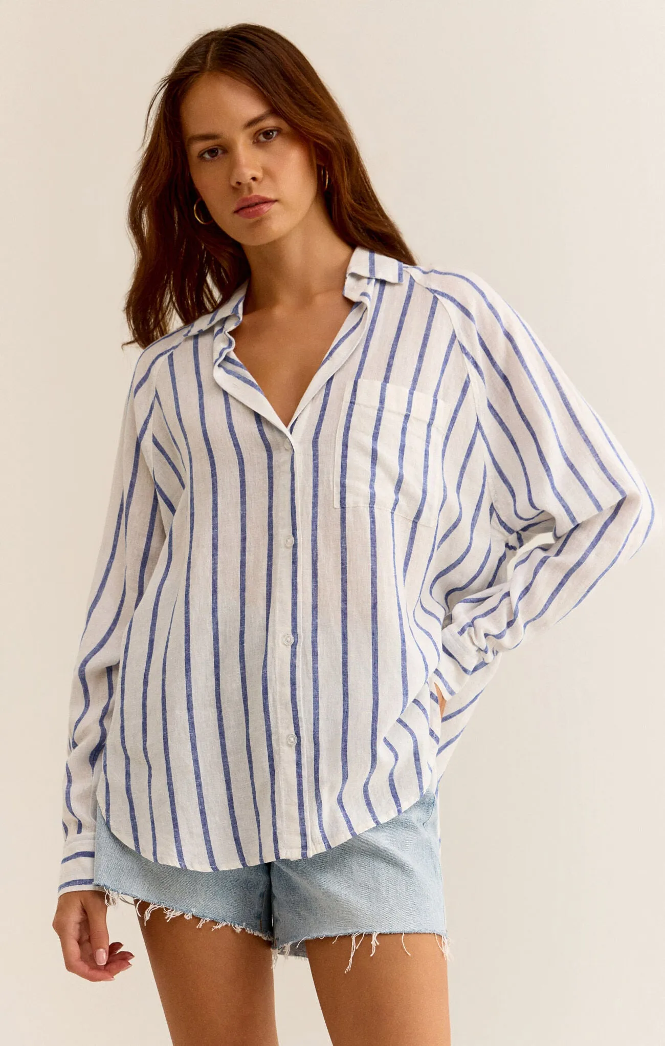 The Perfect Line Top, Palace Blue