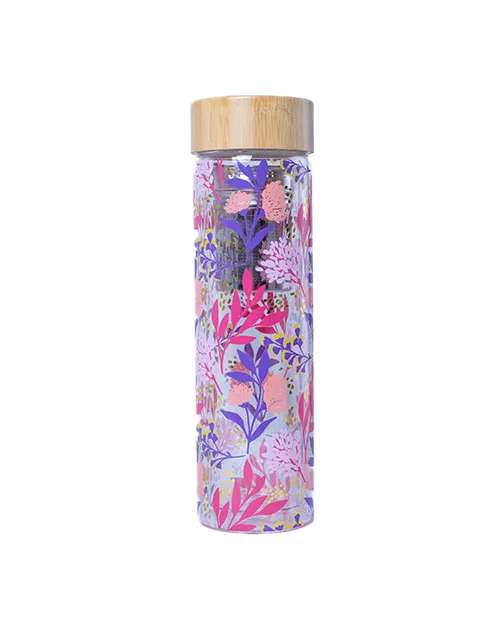 THE POST OAK | Travel Infuser Botanical Mug | Glass