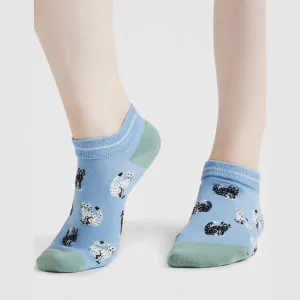 Thought Celia Cat Bamboo Trainer Socks