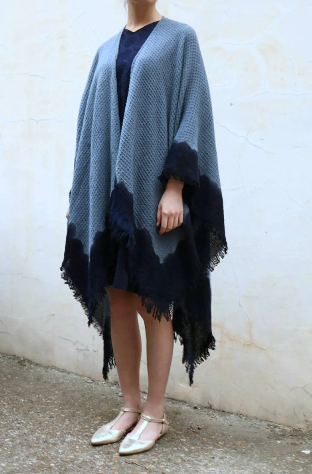 Tie & Dye Poncho -French label :Inouitoosh (last one in stock)-sold out