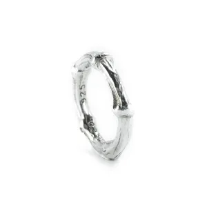 Tiffany & Co Bamboo Sterling Silver Band Ring Size : I