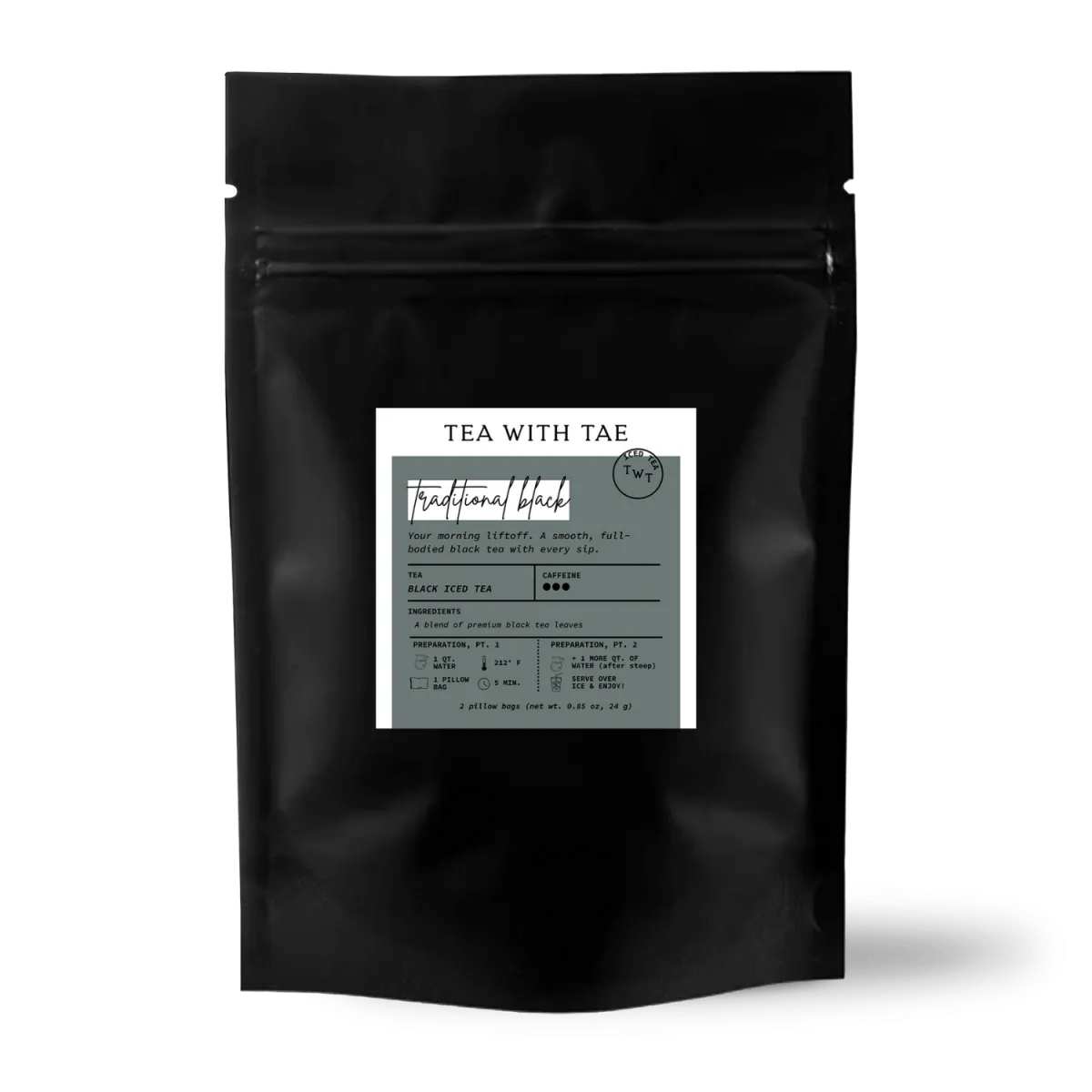 Traditional Iced Black Tea Sampler Pouch (2 Pillow Bags)