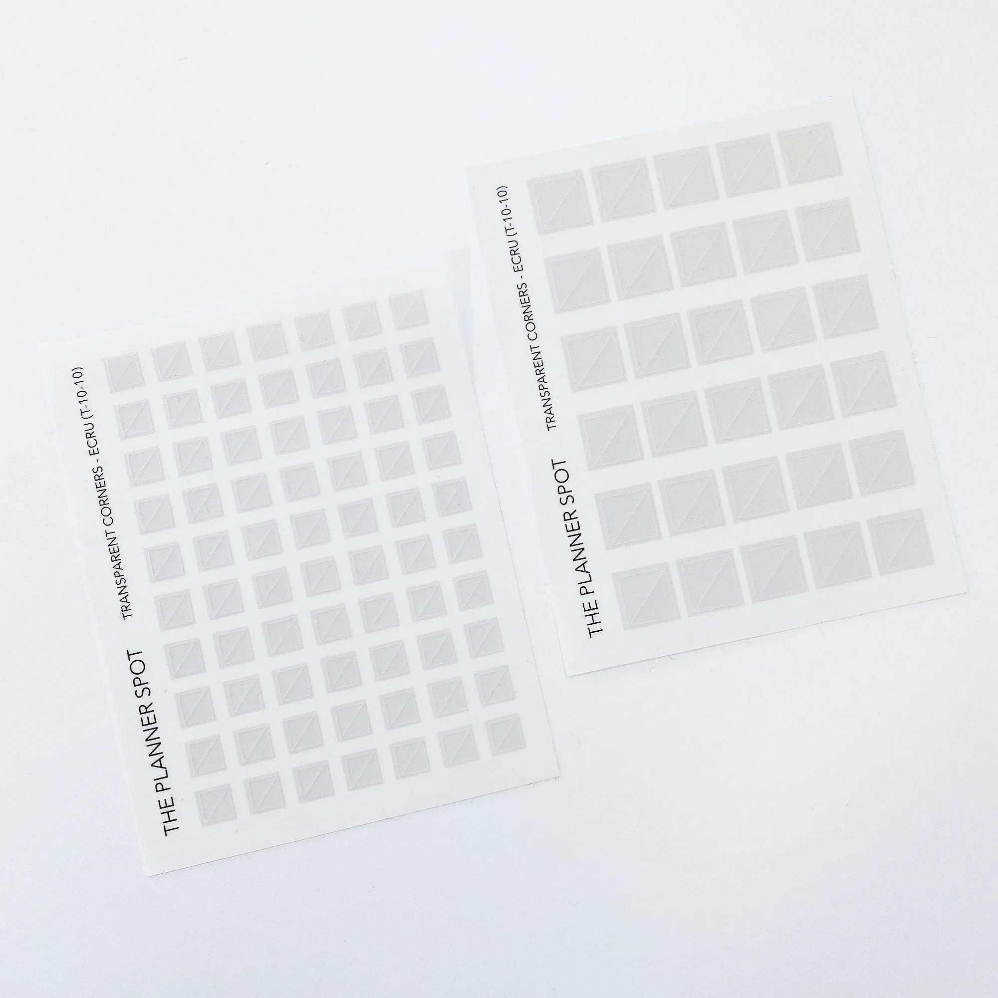 Transparent Planner Stickers - Corners