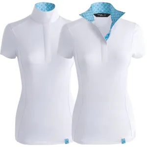Tredstep Solo Competition Ladies Shirt White & Blue