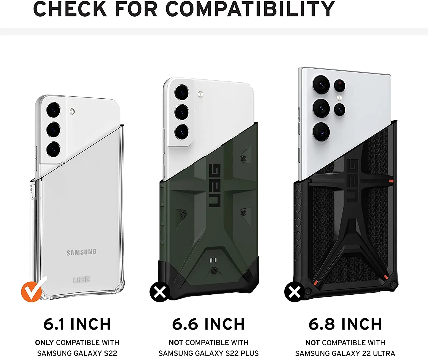 UAG - Samsung Galaxy S22 Plyo Case- Ice