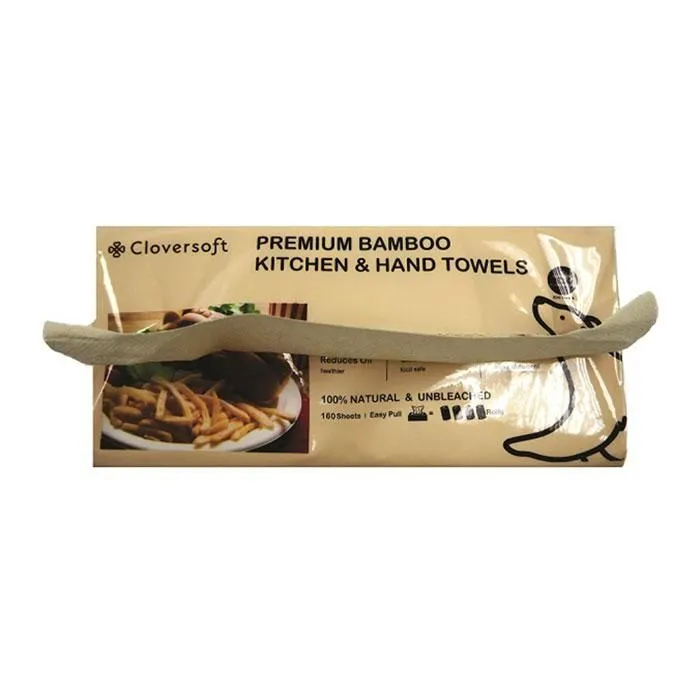 Unbleached Bamboo Kitchen and Hand Towels CS-KHT-60