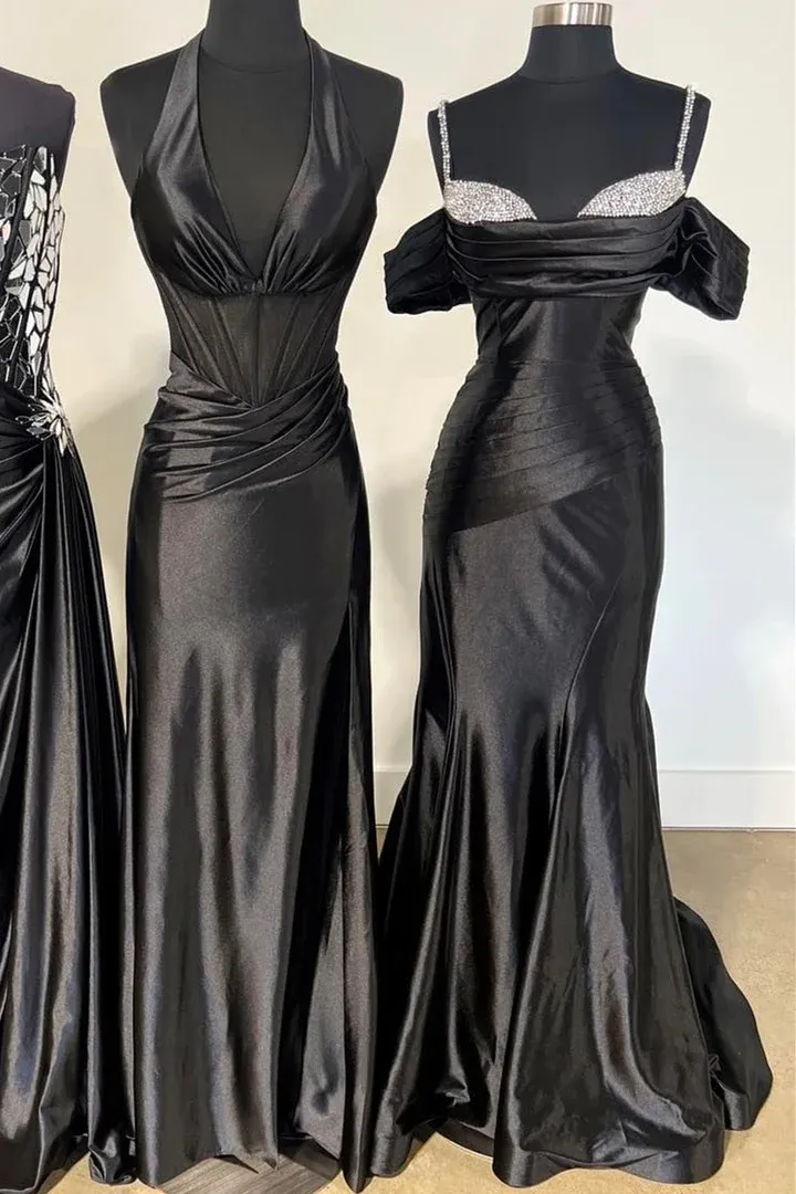 Unique Pageant Dress Sweetheart Spaghetti Straps Long Prom Dress